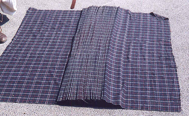 pleating a kilt